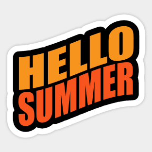 Hello Summer Sticker